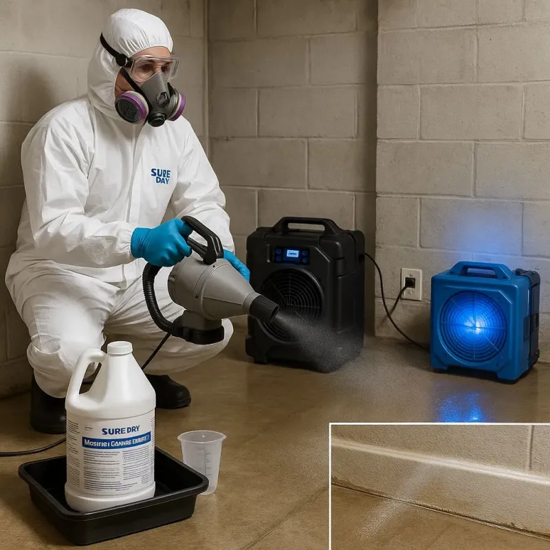 Sanitization and Odor Removal process in Wake Village, TX
