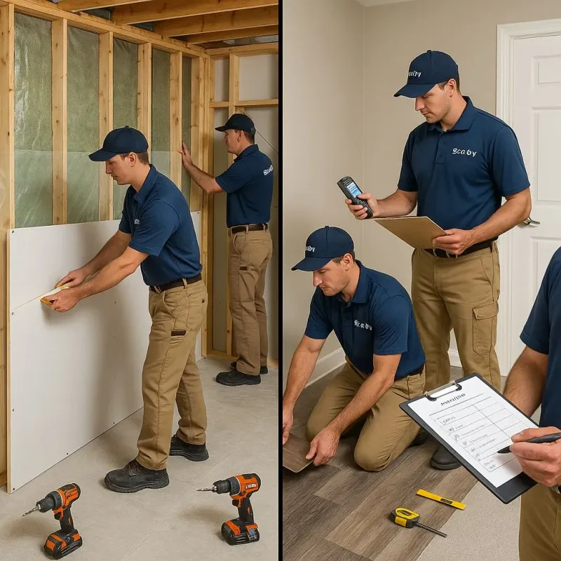 Repairs and Reconstruction process in Wake Village, TX