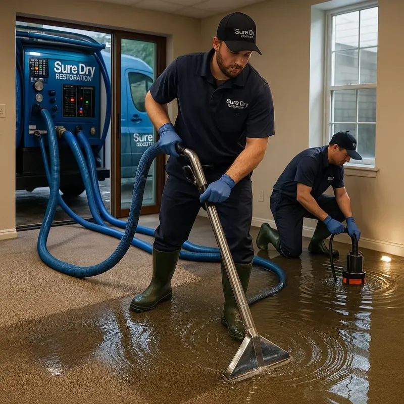 Water Extraction and Removal process in Wake Village, TX
